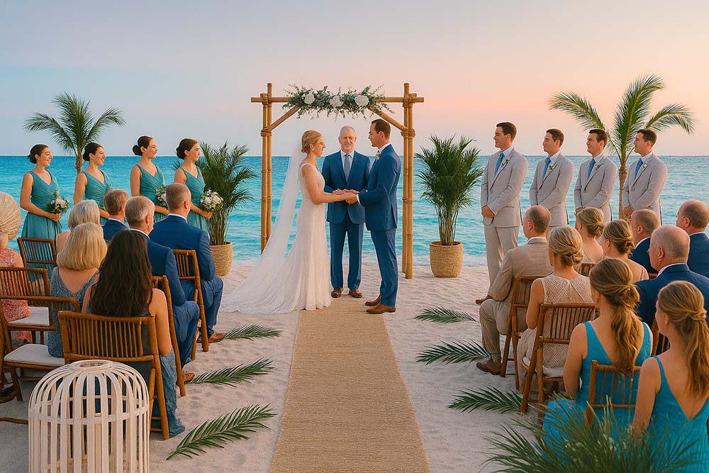 Beach Front Wedding Casey Key Resort